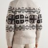 Intarsia-Knit Alpaca-Blend Cardigan - BK Intarsia-Knit Alpaca-Blend Cardigan - BK