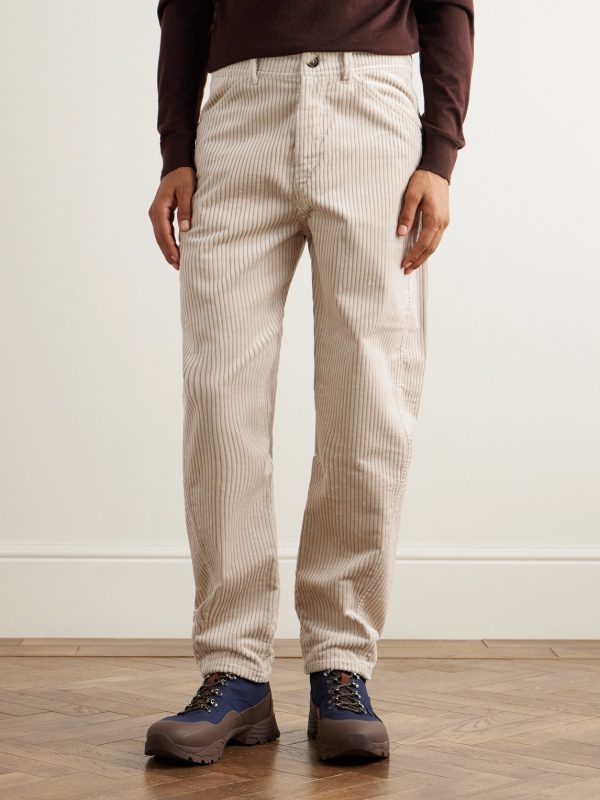 Slim-Fit Tapered Cotton-Corduroy Trousers - FR Slim-Fit Tapered Cotton-Corduroy Trousers - FR