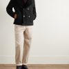 Slim-Fit Tapered Cotton-Corduroy Trousers - OU Slim-Fit Tapered Cotton-Corduroy Trousers - OU
