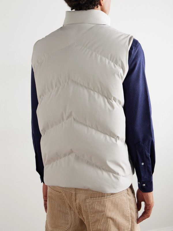 Quilted Shell Down Gilet - BK