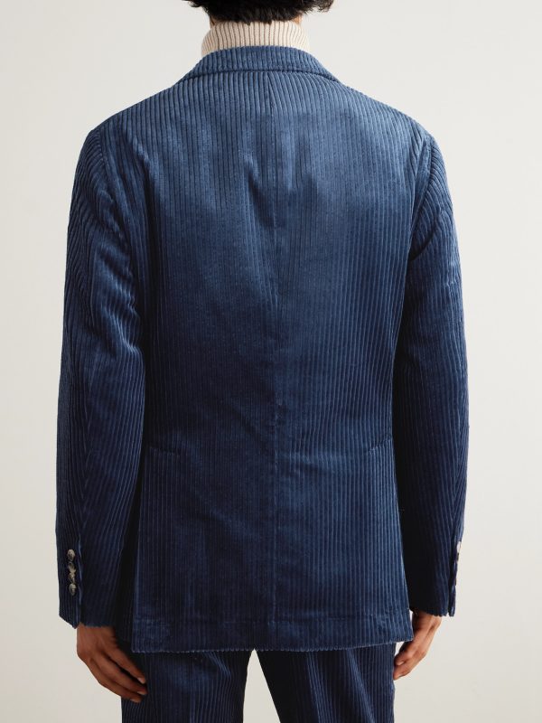 Cotton-Corduroy Suit Jacket - BK Cotton-Corduroy Suit Jacket - BK
