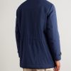 Shearling-Trimmed Shell Parka - BK