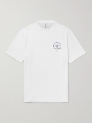 Logo-Print Cotton-Piqué T-Shirt Logo-Print Cotton-Piqué T-Shirt