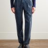 Tapered Cotton-Corduroy Trousers - FR