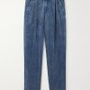Tapered Cotton-Corduroy Trousers