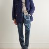 Tapered Cotton-Corduroy Trousers - OU