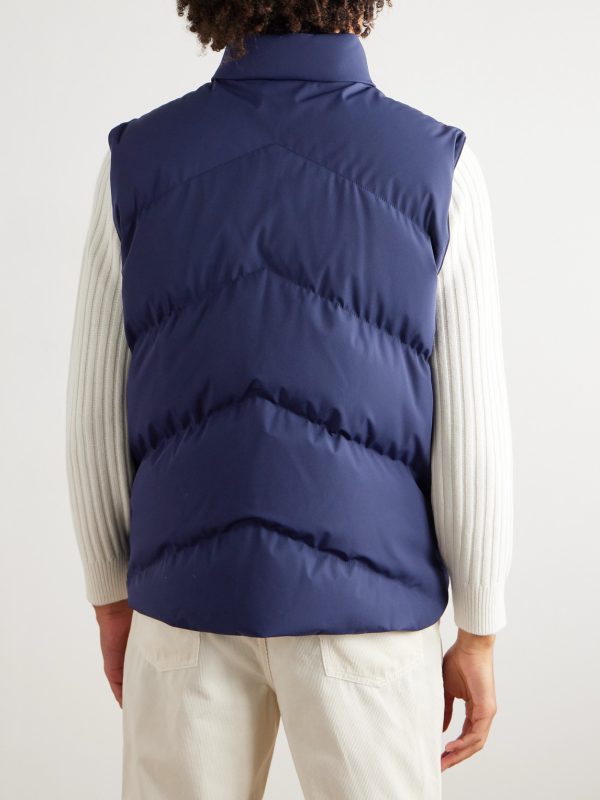 Quilted Shell Down Gilet - BK