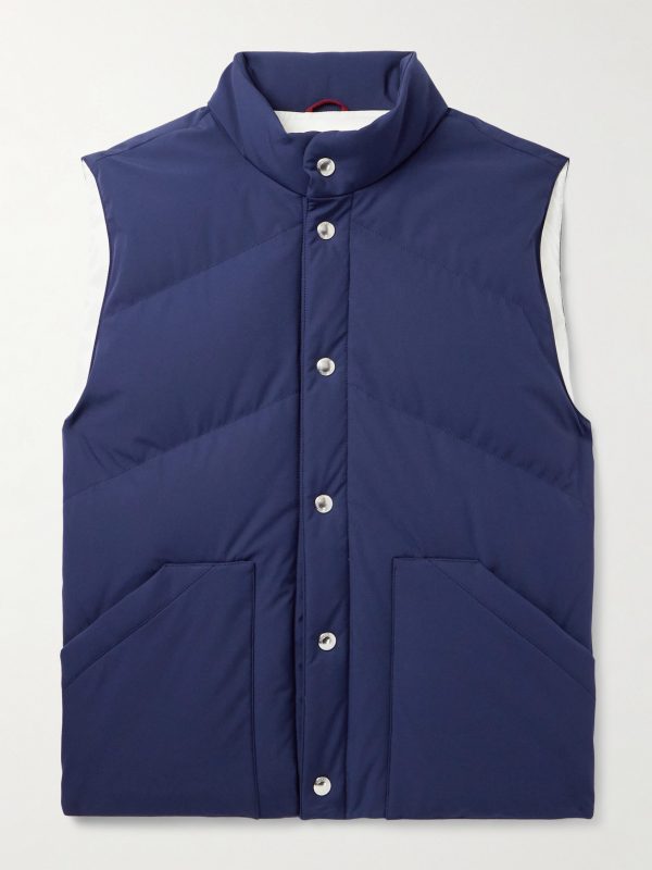Quilted Shell Down Gilet