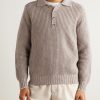 Waffle-Knit Cashmere Polo Shirt - FR Waffle-Knit Cashmere Polo Shirt - FR
