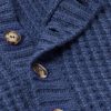 Waffle-Knit Cashmere Polo Shirt - CU