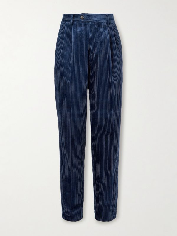 Straight-Leg Cotton-Corduroy Suit Trousers Straight-Leg Cotton-Corduroy Suit Trousers