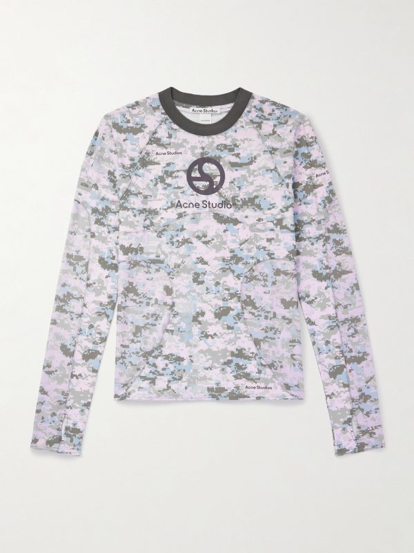 Elway Camouflage-Print Jersey T-Shirt