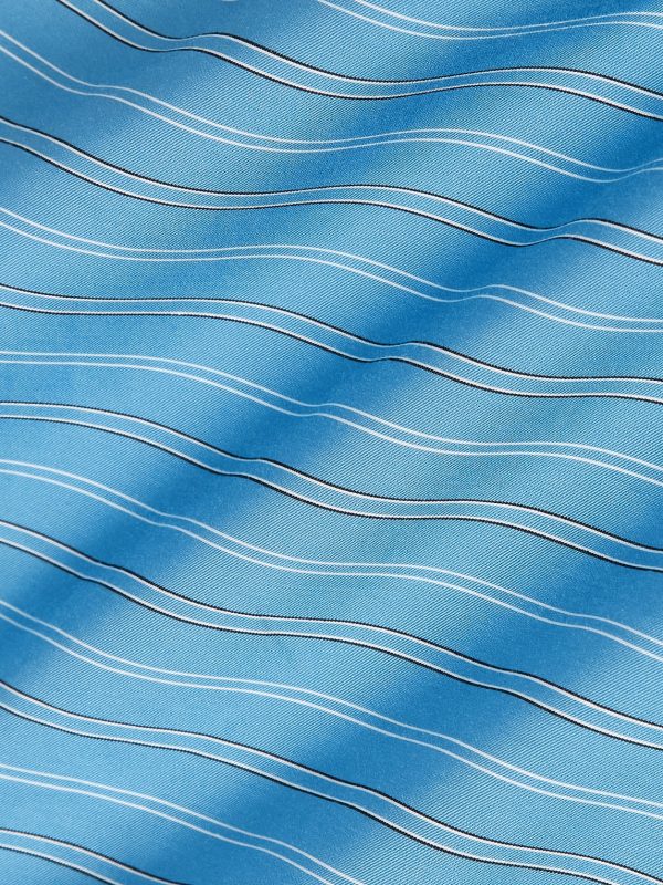 Soffia Oversized Striped Lyocell-Blend Shirt - CU Soffia Oversized Striped Lyocell-Blend Shirt - CU