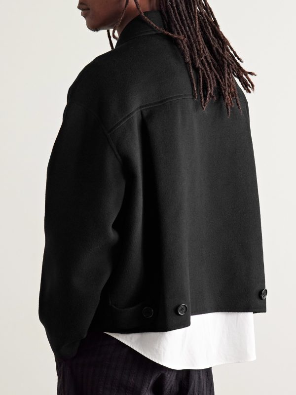 Doveo Double-Faced Wool and Cashmere-Blend Felt Jacket - BK Doveo Double-Faced Wool and Cashmere-Blend Felt Jacket - BK
