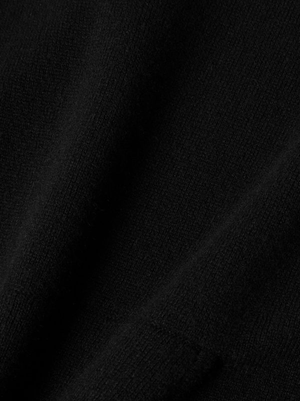 Logo-Appliquéd Cashmere-Blend Hoodie - CU Logo-Appliquéd Cashmere-Blend Hoodie - CU