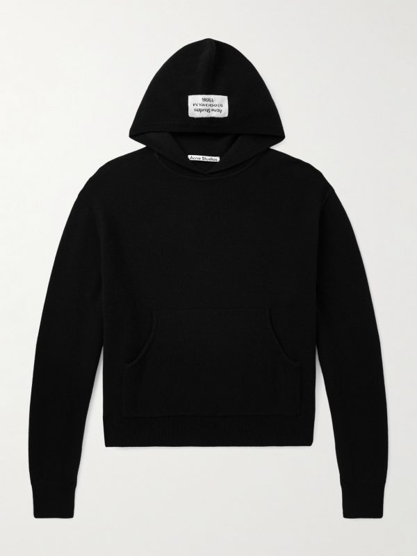 Logo-Appliquéd Cashmere-Blend Hoodie Logo-Appliquéd Cashmere-Blend Hoodie