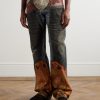 Trompe L'oeil Straight-Leg Brushed Jeans - FR Trompe L'oeil Straight-Leg Brushed Jeans - FR