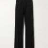 Flared Woven Trousers