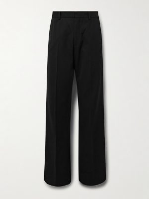 Flared Woven Trousers