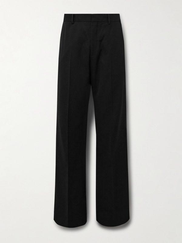Flared Woven Trousers