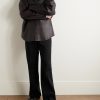 Flared Woven Trousers - OU