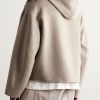 Doveria Double-Faced Wool and Cashmere-Blend Felt Hooded Jacket - BK Doveria Double-Faced Wool and Cashmere-Blend Felt Hooded Jacket - BK