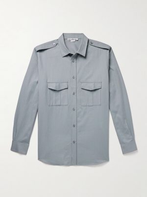 Sarman Striped Cotton-Twill Shirt
