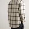 Osara Oversized Padded Checked Cotton-Flannel Overshirt - BK