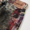 1981 Wide-Leg Trompe L'oeil Printed Jeans - CU 1981 Wide-Leg Trompe L'oeil Printed Jeans - CU