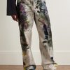 1981 Wide-Leg Trompe L'oeil Printed Jeans - FR 1981 Wide-Leg Trompe L'oeil Printed Jeans - FR
