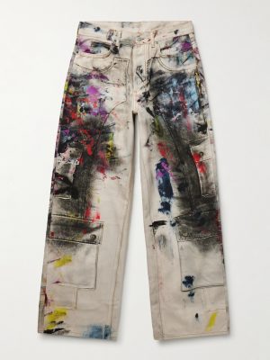 1981 Wide-Leg Trompe L'oeil Printed Jeans 1981 Wide-Leg Trompe L'oeil Printed Jeans