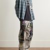 1981 Wide-Leg Trompe L'oeil Printed Jeans - OU 1981 Wide-Leg Trompe L'oeil Printed Jeans - OU