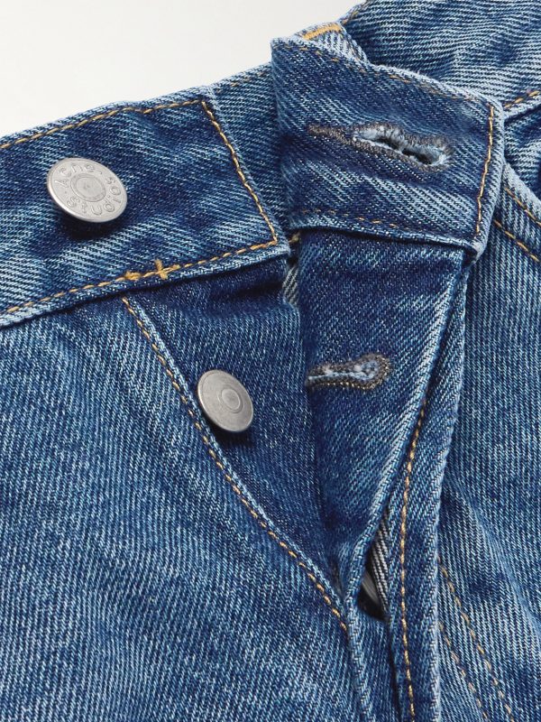 2010M Straight-Leg Distressed Jeans - E1