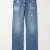 2010M Straight-Leg Distressed Jeans