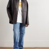 2010M Straight-Leg Distressed Jeans - OU