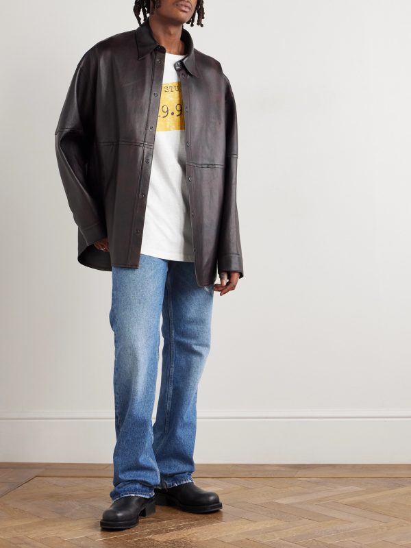 2010M Straight-Leg Distressed Jeans - OU