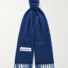 Vally Fringed Knitted Scarf Vally Fringed Knitted Scarf
