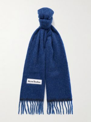 Vally Fringed Knitted Scarf Vally Fringed Knitted Scarf