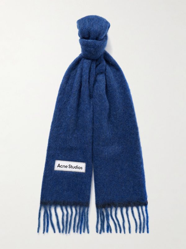 Vally Fringed Knitted Scarf Vally Fringed Knitted Scarf