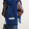 Vally Fringed Knitted Scarf - OU Vally Fringed Knitted Scarf - OU