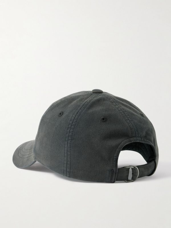Logo-Embroidered Cotton-Twill Baseball Cap - BK