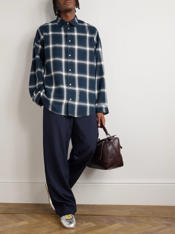 Setar Checked Organic Cotton-Flannel Shirt - OU