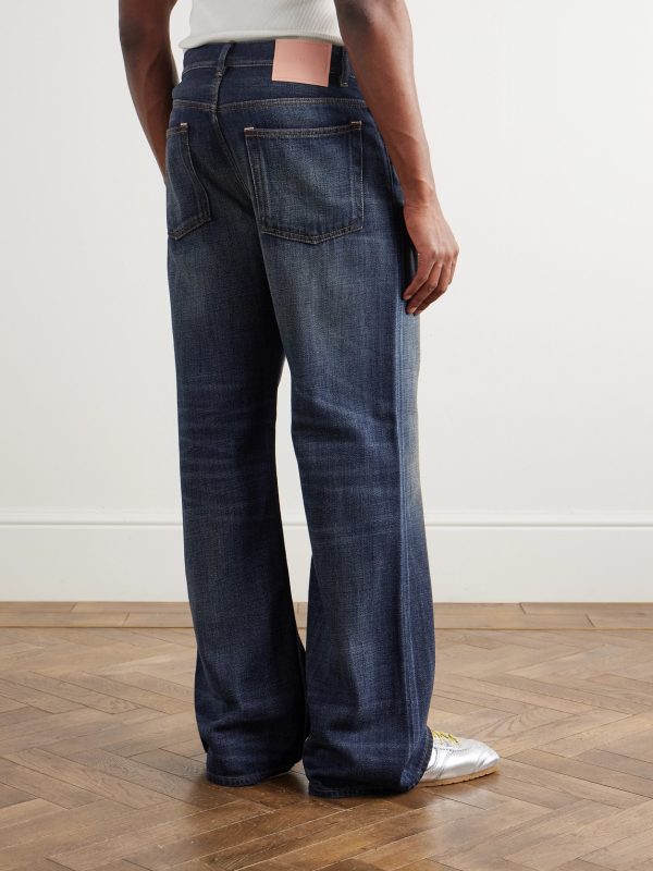 2021M Yoyogi Wide-Leg Jeans - BK