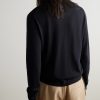 Ribbed Wool Zip-Up Sweater - BK