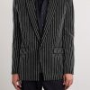 Bead-Embellished Woven Blazer - FR