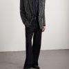 Bead-Embellished Woven Blazer - OU