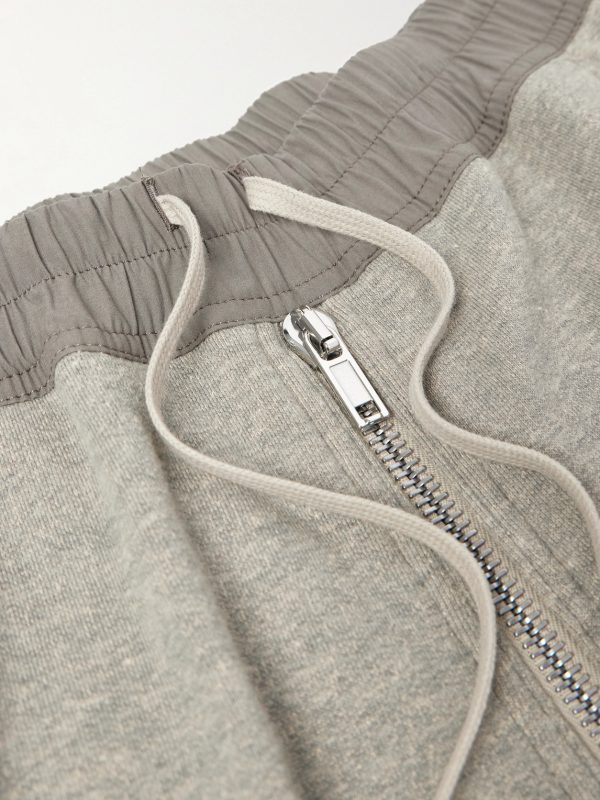 Geth Belas Wide-Leg Embellished Cotton-Blend Jersey Sweatpants - E1 Geth Belas Wide-Leg Embellished Cotton-Blend Jersey Sweatpants - E1