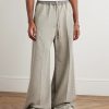 Geth Belas Wide-Leg Embellished Cotton-Blend Jersey Sweatpants - FR Geth Belas Wide-Leg Embellished Cotton-Blend Jersey Sweatpants - FR