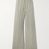 Geth Belas Wide-Leg Embellished Cotton-Blend Jersey Sweatpants Geth Belas Wide-Leg Embellished Cotton-Blend Jersey Sweatpants