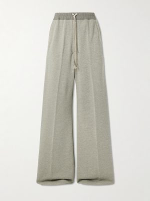 Geth Belas Wide-Leg Embellished Cotton-Blend Jersey Sweatpants Geth Belas Wide-Leg Embellished Cotton-Blend Jersey Sweatpants